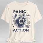 Panic Is A Free Action Shirt - Natural / S