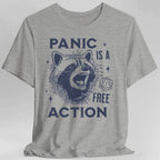 Panic Is A Free Action Shirt - Sport Grey / S