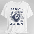 Panic Is A Free Action Shirt - White / S