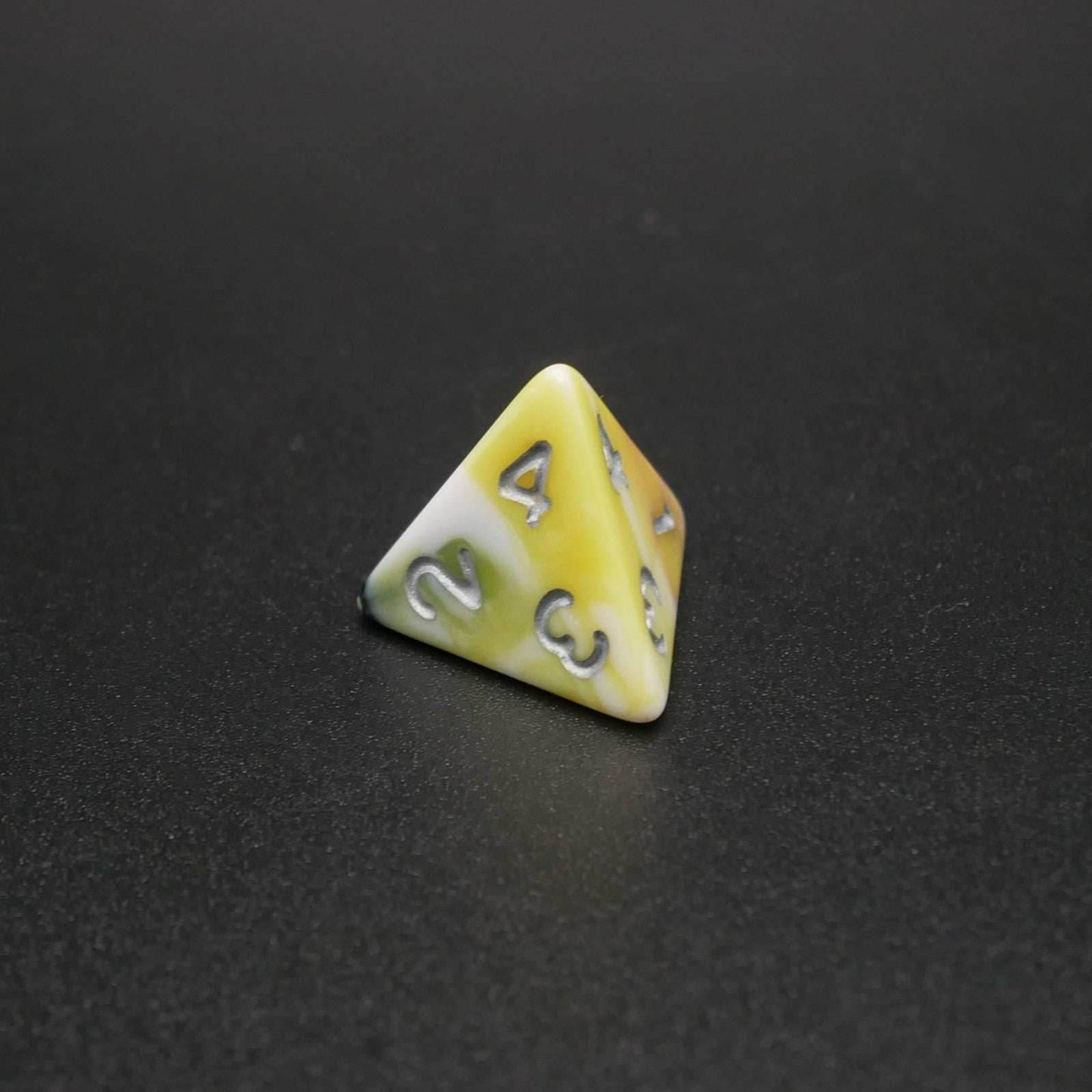 Panic Abstraction - 7 Piece DnD Dice Set | Acrylic RPG Gaming Dice - 