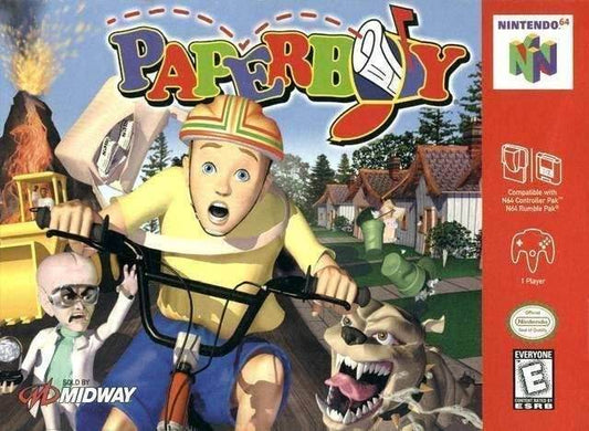 Paperboy (Nintendo 64) - Game Manual Only