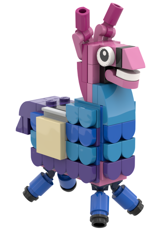 Party Llama - Custom Building Set using LEGO parts