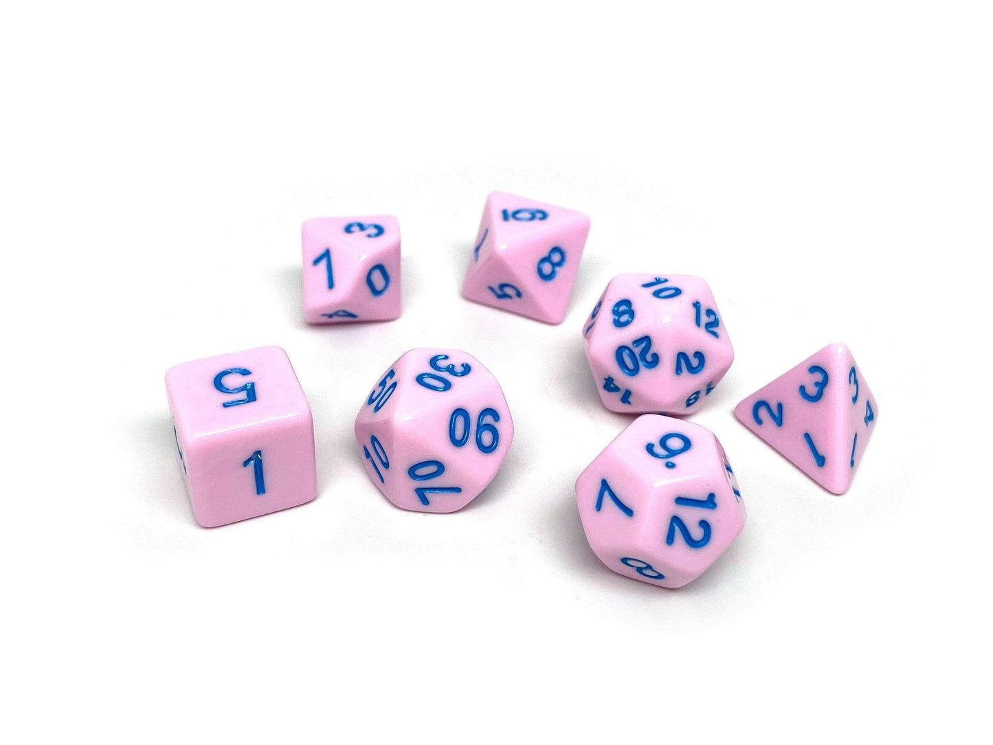 Pastel Pink Opaque - 7 Piece Set - 