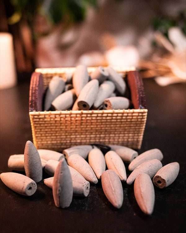 Backflow Incense Cone - Set Agarwood (50 pcs) - 