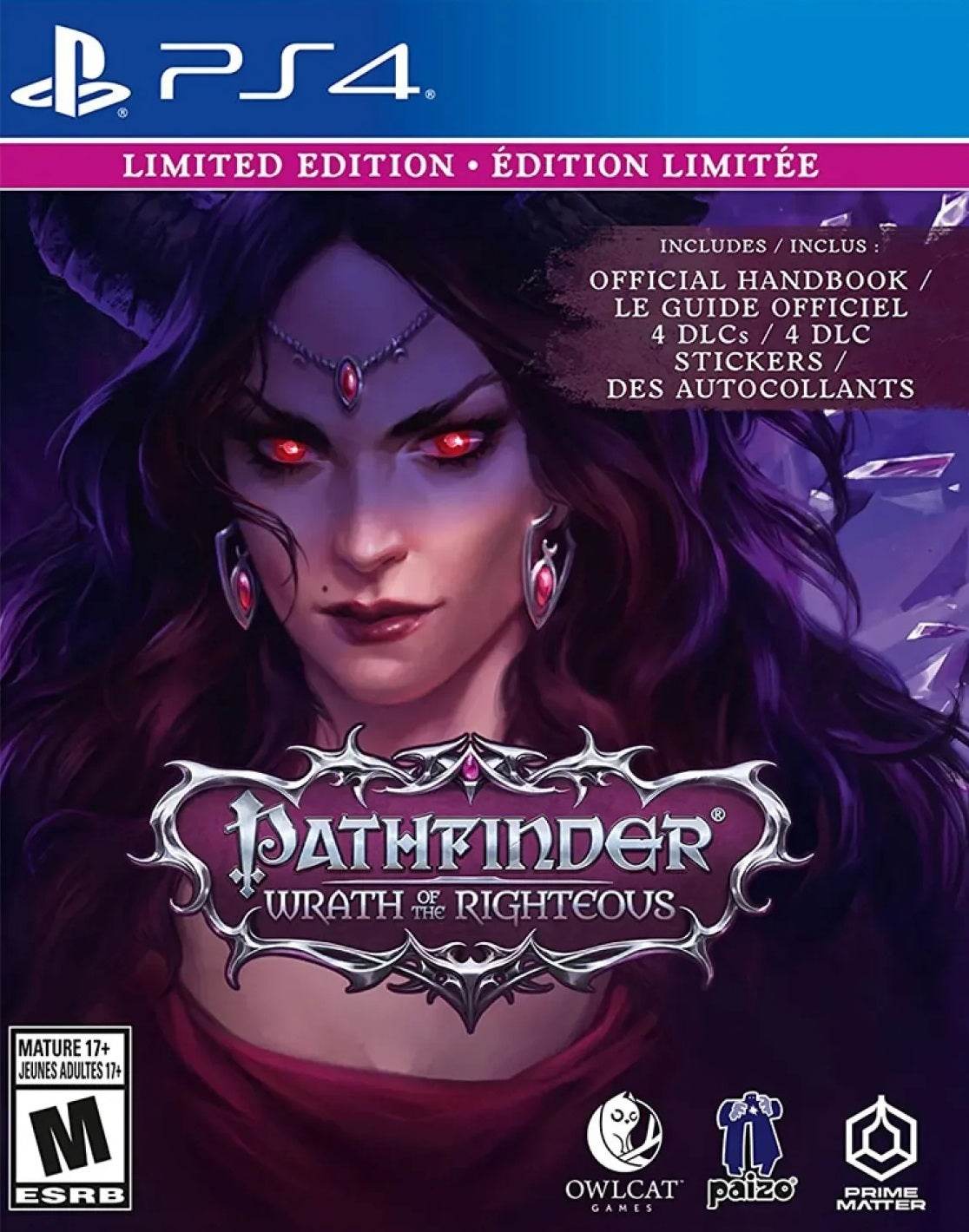 Pathfinder: Wrath of the Righteous (Playstation 4) - Game Only