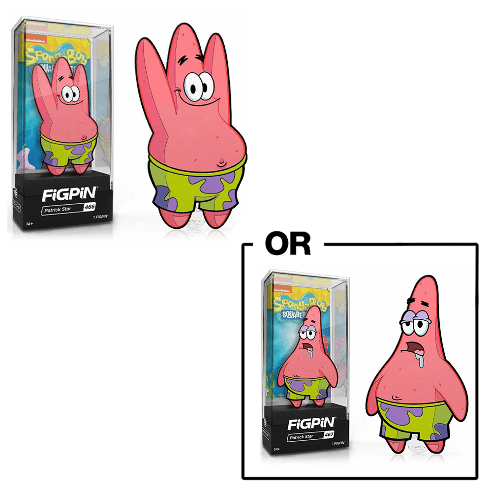 FiGPiN: Spongebob - Patrick Star #466/#467 - 