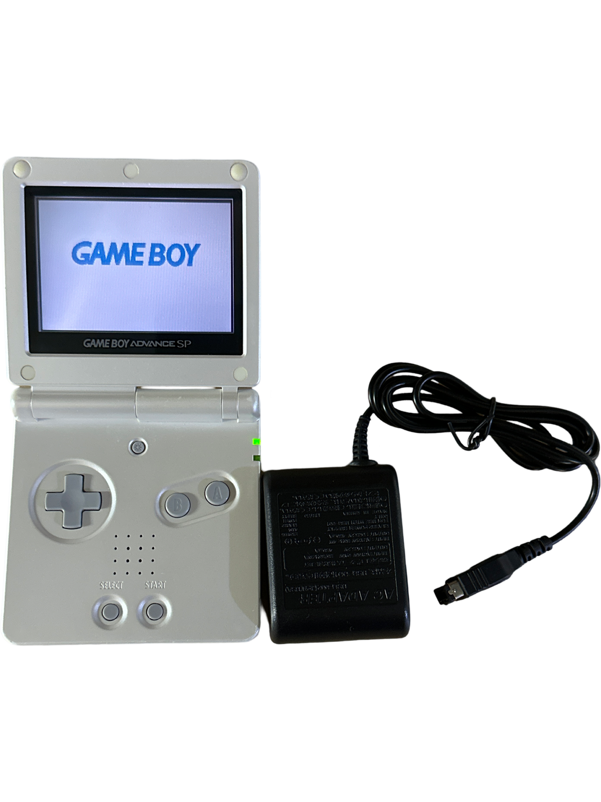 Pearl White Gameboy Advance SP - GameBoy Advance