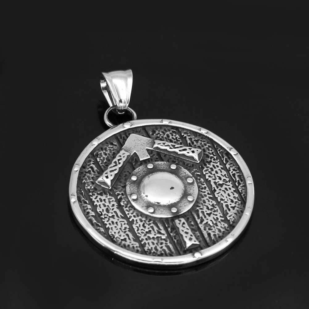 Vikings Rune Tiwaz Stainless Steel Pendant Necklace - 