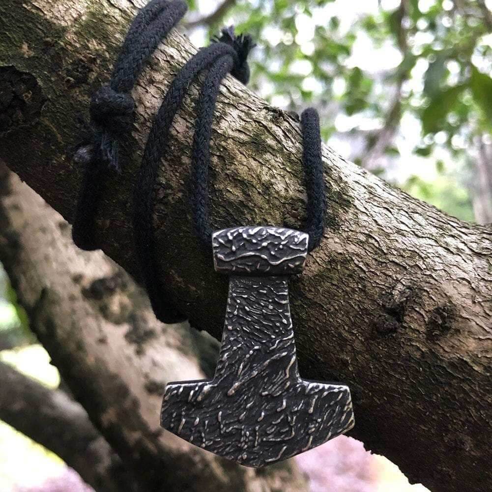 Vikings Thors Mjolnir Stainless Steel Pendant - 
