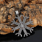 Vikings Vegvisir Compass Stainless Steel Necklace - Stainless Steel