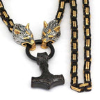 Vikings Mjölnir Stainless Steel Necklace - 