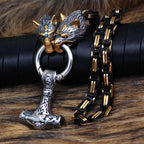 Vikings Mjölnir Stainless Steel Necklace - 