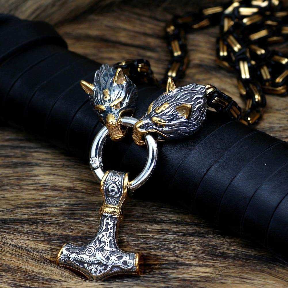 Vikings Mjölnir Stainless Steel Necklace - 