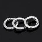 Vikings King Chains Stainless Steel Clasps - 5 x Clasps / Silver