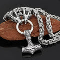 Vikings Mjolnir Stainless Steel Ram Chain Necklace - 50 CM / 20 Inches
