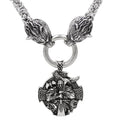 Vikings Odin's Wolf Chain Stainless Steel Necklace - 50 CM / 20 Inches