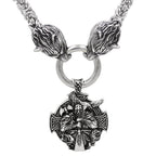 Vikings Odin's Wolf Chain Stainless Steel Necklace - 50 CM / 20 Inches