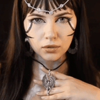 Ancient Egypt Bastet Goddess of Cats Stainless Steel Necklace - Silver