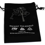 Ancient Egypt Life and Balance Stainless Steel Necklace - Black Matt
