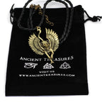 Ancient Egypt Bastet Goddess of Cats Stainless Steel Necklace - Bronze
