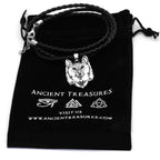 Vikings Fenrir Wolf Head Necklace - 