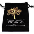 Ancient Egypt Life and Balance Stainless Steel Necklace - Gold