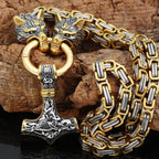 Vikings King Chains Stainless Steel Clasps - 1 x Clasp / Silver