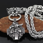 Vikings Odin's Wolf Chain Stainless Steel Necklace - 50 CM / 20 Inches