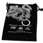 Vikings Wolf Head Stainless Steel Chain - 50CM / 20 Inches