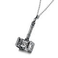 Vikings Thor's Hammer Stainless Steel Pendant Necklace - 