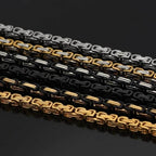 Viking Stainless Steel King Chain + Bracelet - 50 CM / 20 INCHES / Silver / 23 CM / 9 INCHES