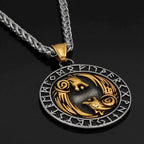 Vikings Geri and Freki Pendant & Necklace - 