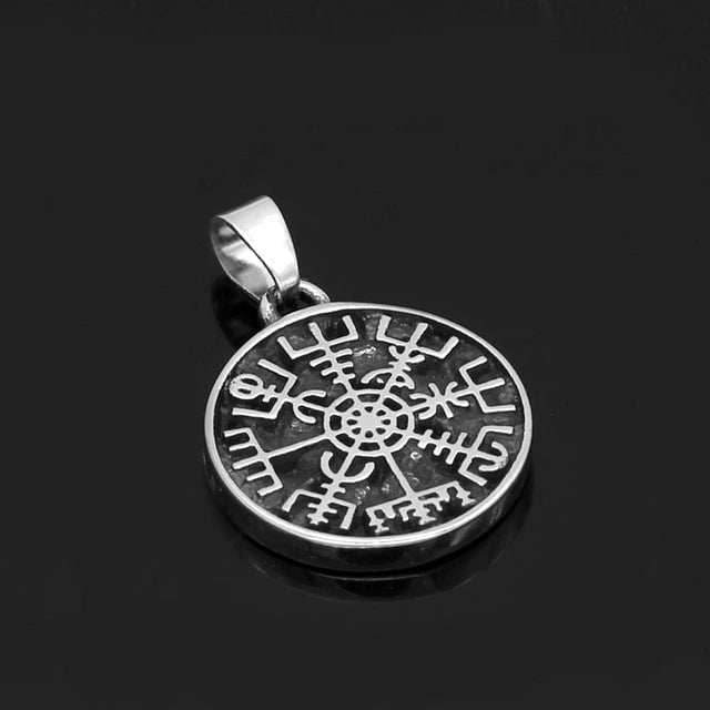 Vikings Helm of Awe Stainless Steel Necklace - 