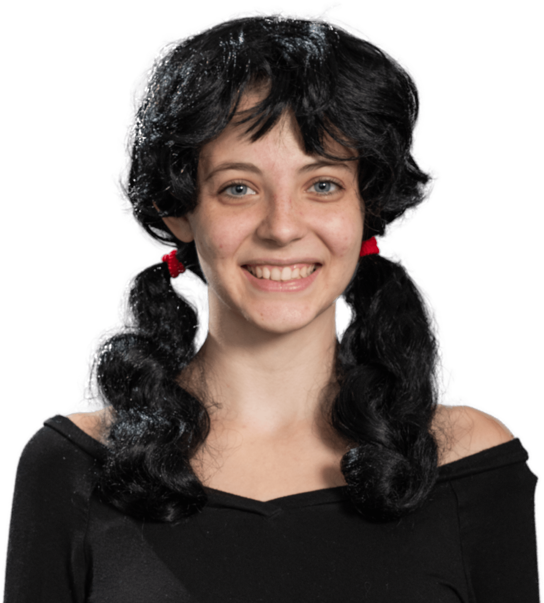 Penny Girl Costume Wig with Long Ponytails