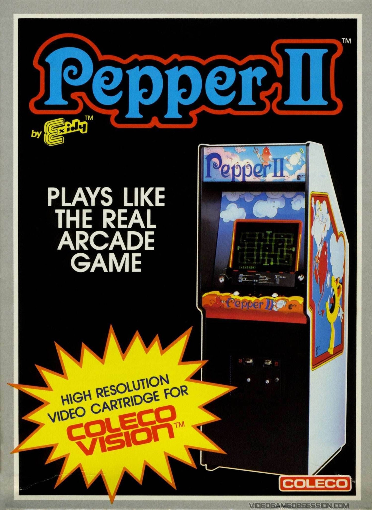 Pepper II (Colecovision) - Game Only