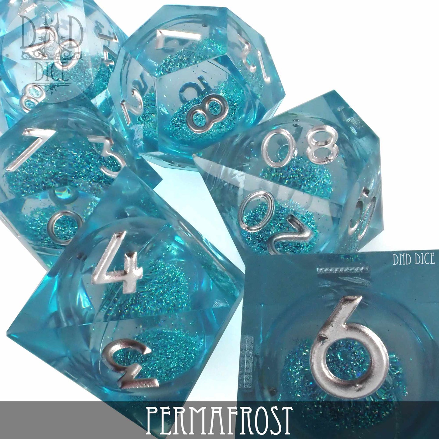 Permafrost Liquid Core Dice Set