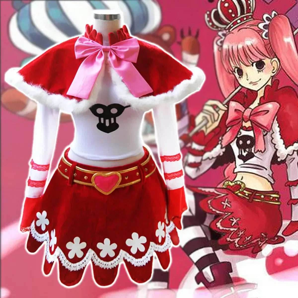 Perona Cosplay Costume - Thriller Bark - suit / XS / Perona