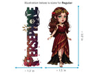 Persephone Sticker and Magnet – Kore Goddess of Spring Mythkins™ | Waterproof & UV-Proof - Sticker / Regular