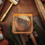 Peso Pocket Duo – Leather Holder for Two Coins | Pirate Goods