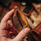 Peso Pocket Duo – Leather Holder for Two Coins | Pirate Goods
