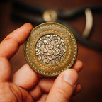 Peso Pocket v2 – Round Leather Coin Holder | Pirate Goods