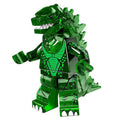 Godzilla Green transparent Kaiju Minifigure building Toys