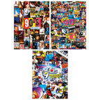 Decades - The 90's 500 Piece Jigsaw Puzzles 3 Pack