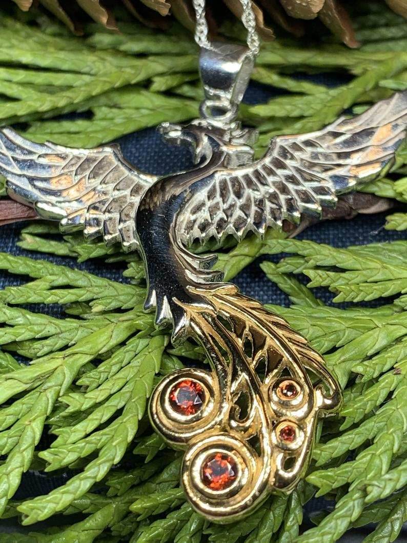 Phoenix Gemstone Necklace - Amethyst