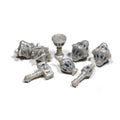 PolyHero Cleric 8 Dice Set - Spirited Steel - 
