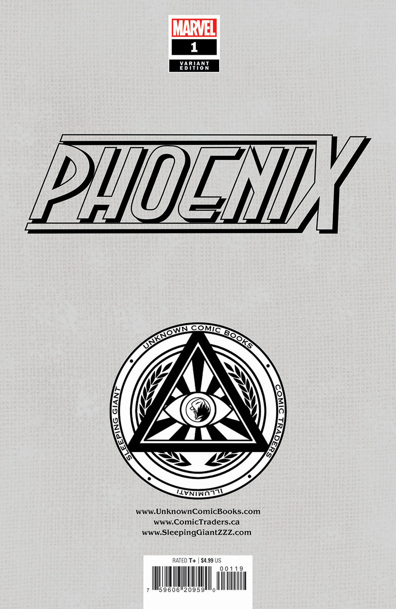 Phoenix #1 Unknown Comics Nathan Szerdy Virgin Exclusive Var (07/17/2024)