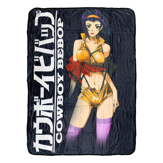 Cowboy Bebop Faye Valentine Standing Fleece Throw Soft Lightweight Blanket 45x60 Inches - 