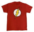 DC Comics Flash Logo Black Outline Adult Graphic T-Shirt - S