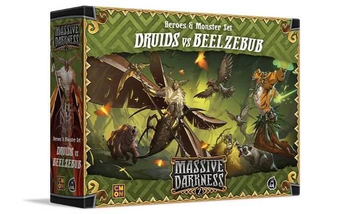 Massive Darkness 2: Druids vs Beelzebub Heroes & Monster Set - 