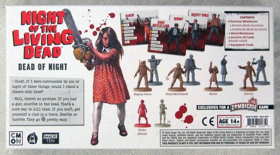 Zombicide: Night of the Living Dead - Dead of Night Kickstarter Pledge - 